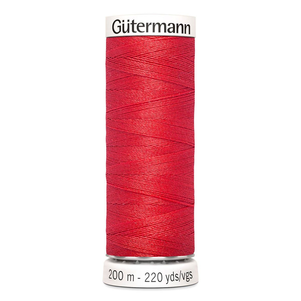Нить Gutermann, Sew-All 100/200м для всех материалов, 100% п/э, цвет 491 алый  #1
