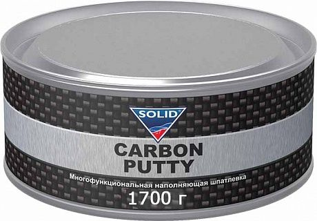 Шпатлевка автомобильная наполнительная, с карбоновой нитью SOLID PROFESSIONAL LINE CARBON PUTTY - (1700гр) #1