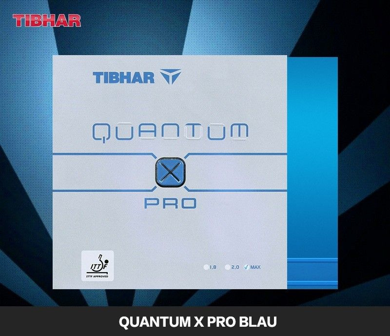 Накладка Tibhar Quantum X pro BLUE (голубая луна) для настольного тенниса  #1