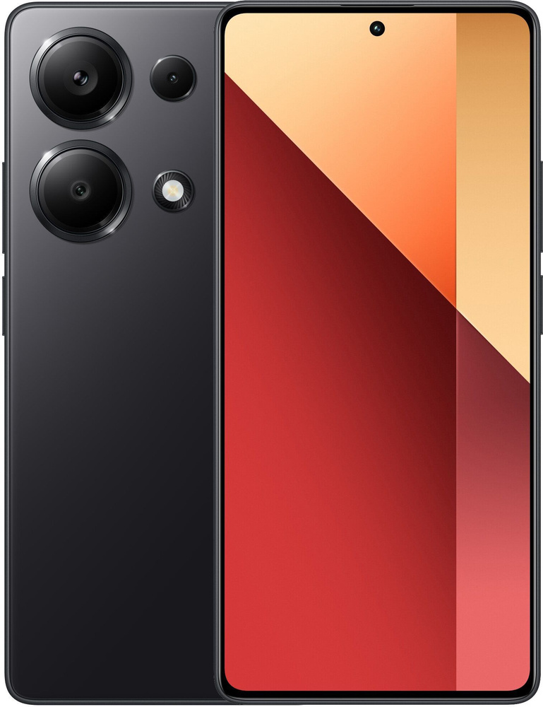 Xiaomi Смартфон Redmi Note 13 Pro 4G 8/256 ГБ Global, Dual nano SIM, midnight black 8/256 ГБ, черный #1