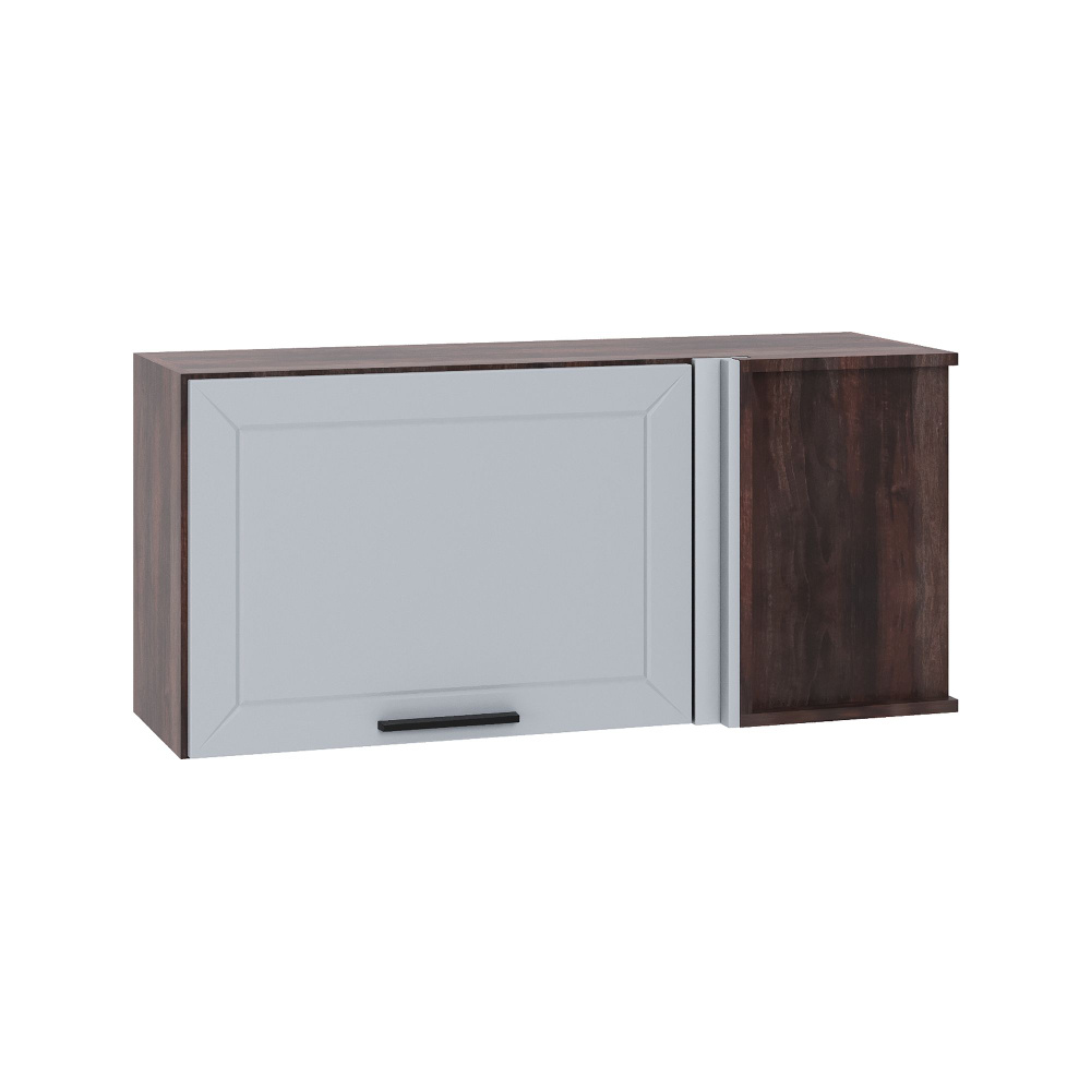 Кухонный модуль навесной шкаф Сурская мебель Глетчер 100x35x46 см угловой горизонтальный с 1 створкой, #1
