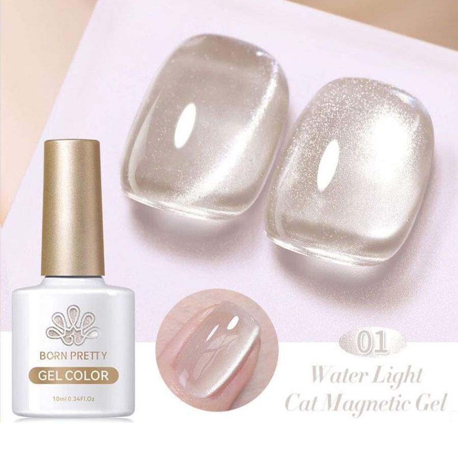 Born Pretty, Water Light Cat Magnetic Gel- магнитный гель-лак кошачий глаз WL-01, 10 мл  #1