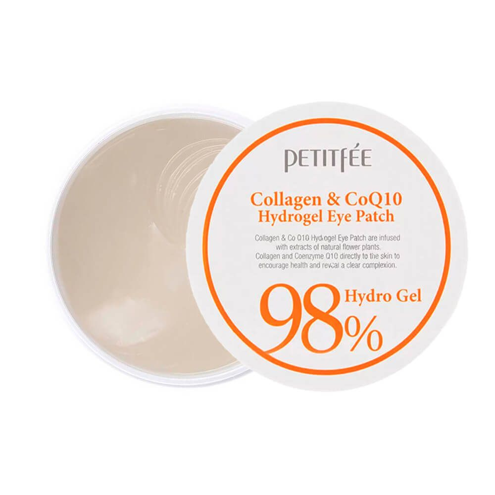 Petitfee Гидрогелевые патчи с коллагеном Collagen & Co Q10 Hydrogel Essence Eye Patch  #1