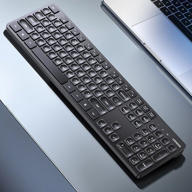 Клавиатура беспроводная UGREEN KU004 (15219) 2.4 GHz Wireless Keyboard. Цвет: черный  #1