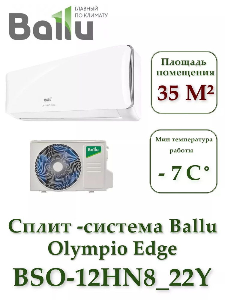 Сплит-система Ballu BSO-12HN8_22Y комплект #1