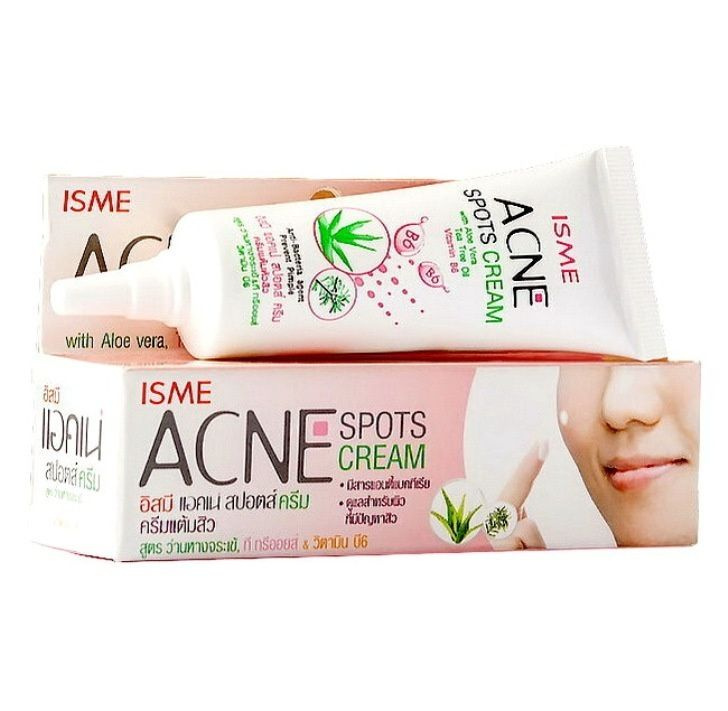 Крем для лица Isme с алоэ вера от угрей и прыщей Acne Sports Cream 10 гр  #1