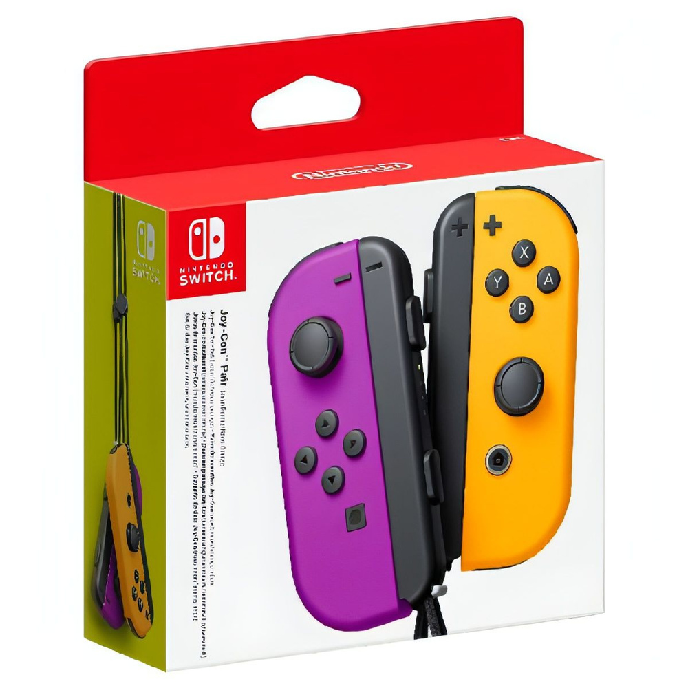 Геймпад для Switch Nintendo Switch Joy-Con Neon Purple/Neon Orange #1