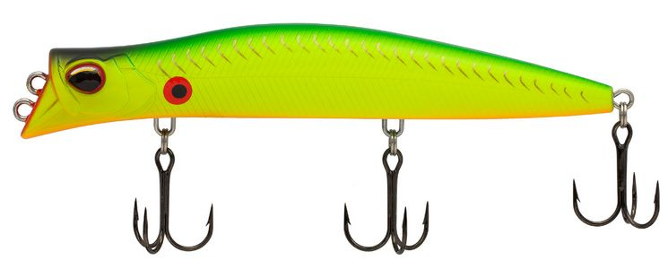 Воблер Kyoda Pocky Minnow 130F (Утюг), 17.5гр, 0.1-0.2м / P692 #1