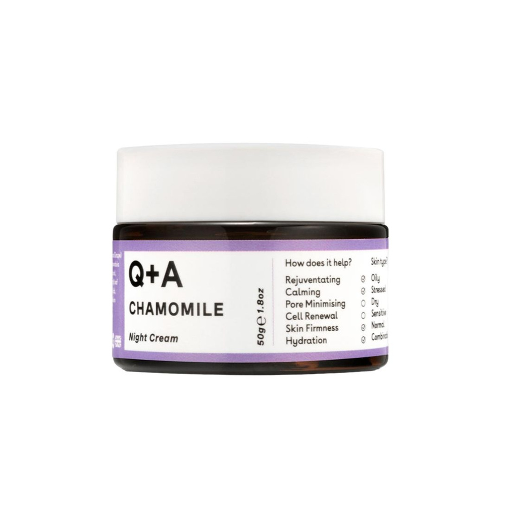 Ночной крем для лица Ромашка Q+A Chamomile Night Cream 50g #1