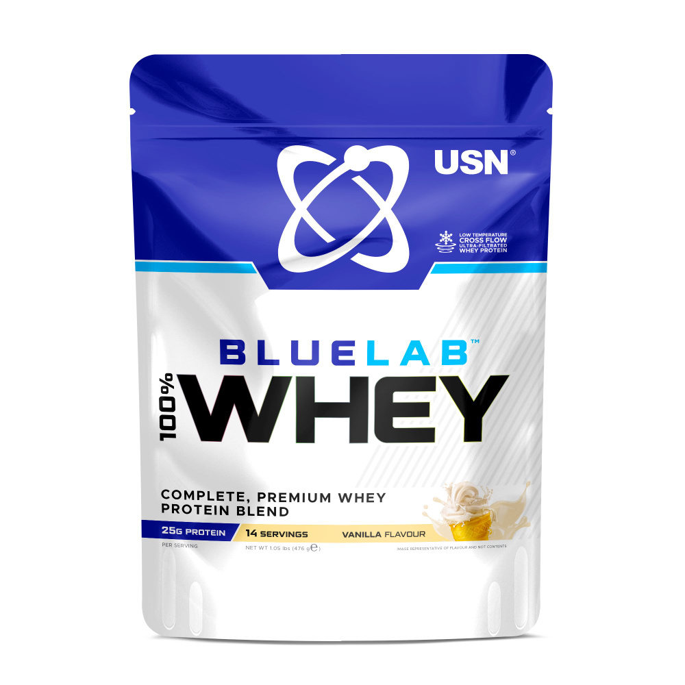 USN Протеин сывороточный, BlueLab Whey 476 грамм (Ваниль) #1