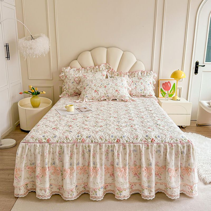 Покрывало с наволочками cotton bedspread, Хлопок с размерами: 220 x 200 см  #1