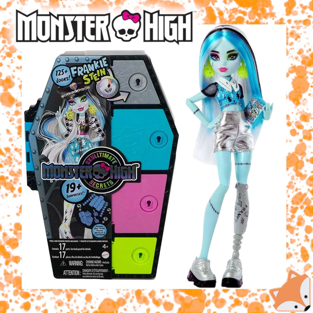 Кукла Monster High Frankie Stein - Монстр Хай Страшные секреты Фрэнки Штейн HKY62  #1