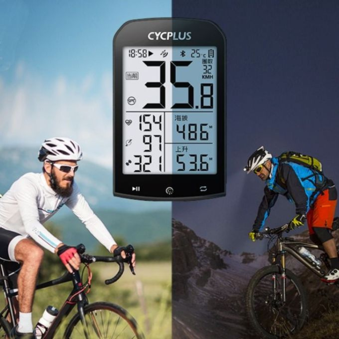 Беспроводной GPS Велокомпьютер Cycplus M1, 16 функций #1