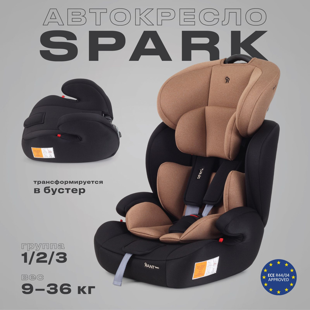 Автокресло детское Rant basic Spark арт. ZY10, группа 1/2/3 от 9 мес. до 12 лет вес 9-36 кг рост 80-145 #1