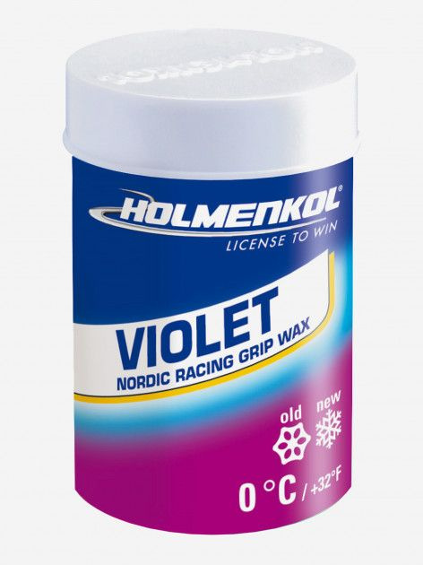 Мазь держания для беговых лыж HOLMENKOL Grip Violet синий #1