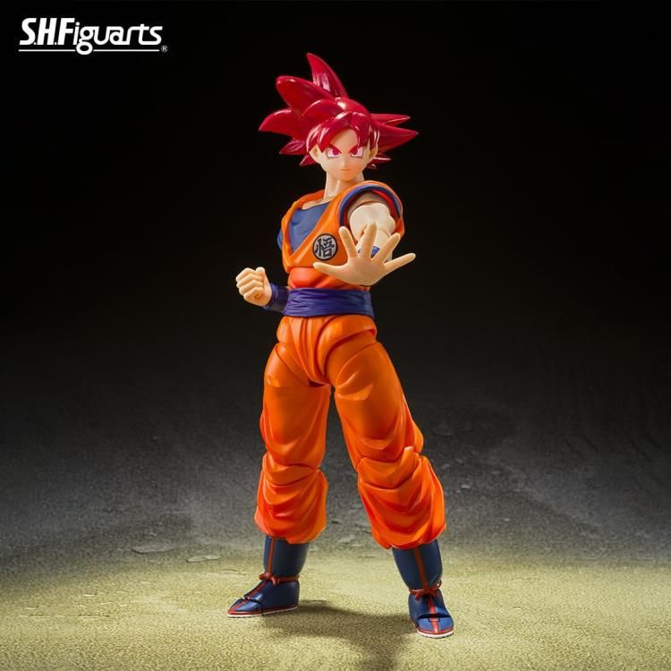 Фигурка Dragon Ball Super S.H.Figuarts Super Saiyan God Goku (Saiyan God Instilled With the Light of #1