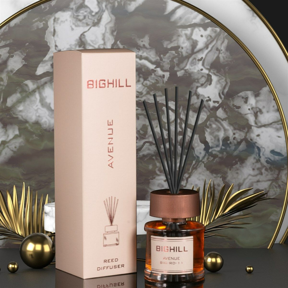 EYFEL PERFUME Аромадиффузор, AVENUE BIG- RD-11, 120 мл, ароматический диффузор для дома с палочками, #1