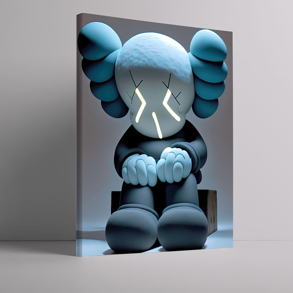 Картина "Картина для интерьера/ картина KAWS /Картина на холсте", 40 х 30 см  #1