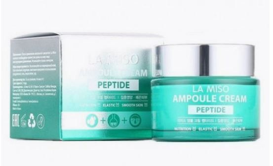 La Miso Крем для лица ампульный с комплексом пептидов Ampoule Cream Peptide 50 гр  #1