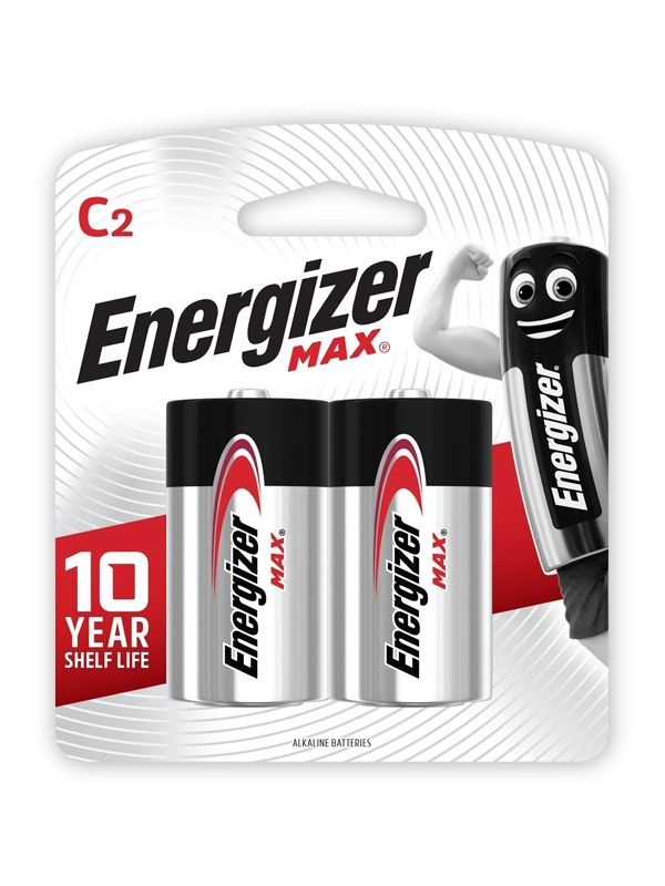 Батарейки Energizer Max, тип С/LR14, 1.5V, 2шт. #1