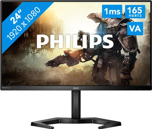 Philips Монитор 23,8 PHILIPS 24M1N3200ZA 01 IPS 1920x1080 165Hz 1мс 250кд м 1100:1 2xHDMI DP 2x3W Черный, #1