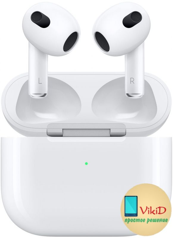 Наушники Apple AirPods 3 MME73 с зарядным футляром MagSafe (3-го поколения)  #1