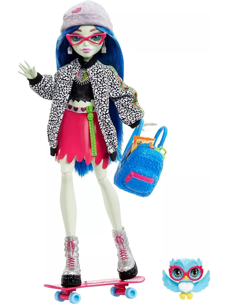 Кукла Монстер Хай Гулия - Базовая с питомцем / Monster High Ghoulia with Pet G3  #1