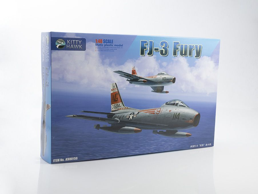 Сборная модель самолета Североамериканский FJ-3 Fury KH80156, масштаб 1/48  #1