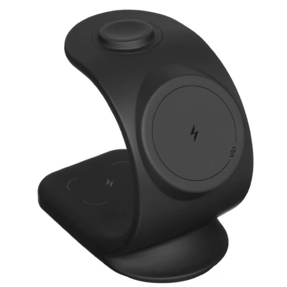 Беспроводная зарядная станция VLP Powerstand 3in1 для Samsung Galaxy/Buds/Watch Black  #1