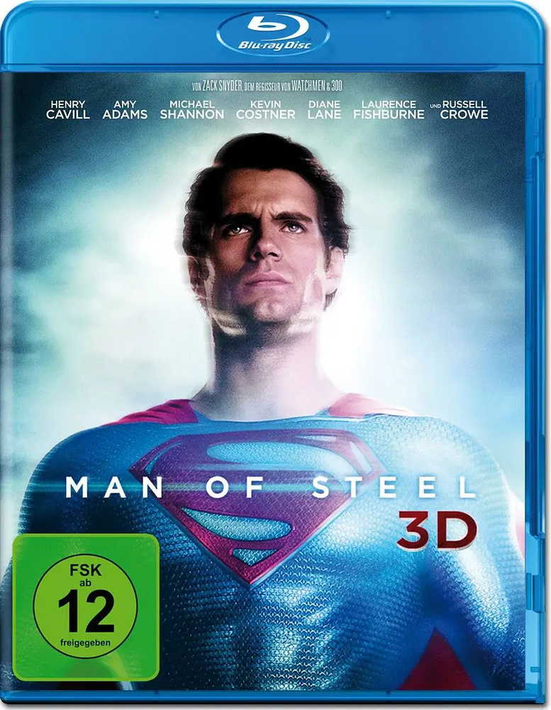 3D Человек из стали (2013) Киновселенная DC Blu-ray 50Gb (блю-рей) #1