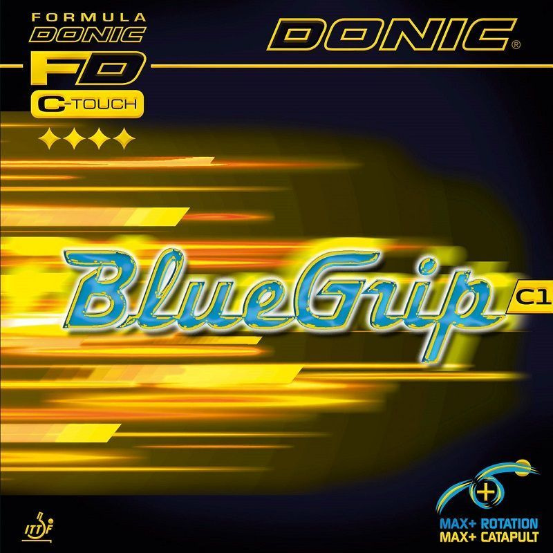 Накладка DONIC BlueGrip C1, черная, max #1