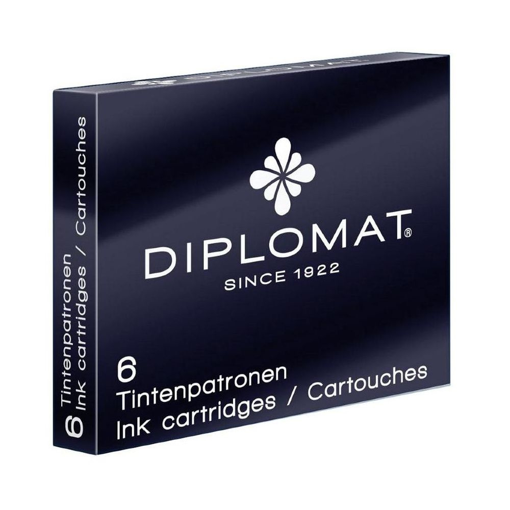 Черные MINI картриджи для перьевых ручек Diplomat D 10275204 #1