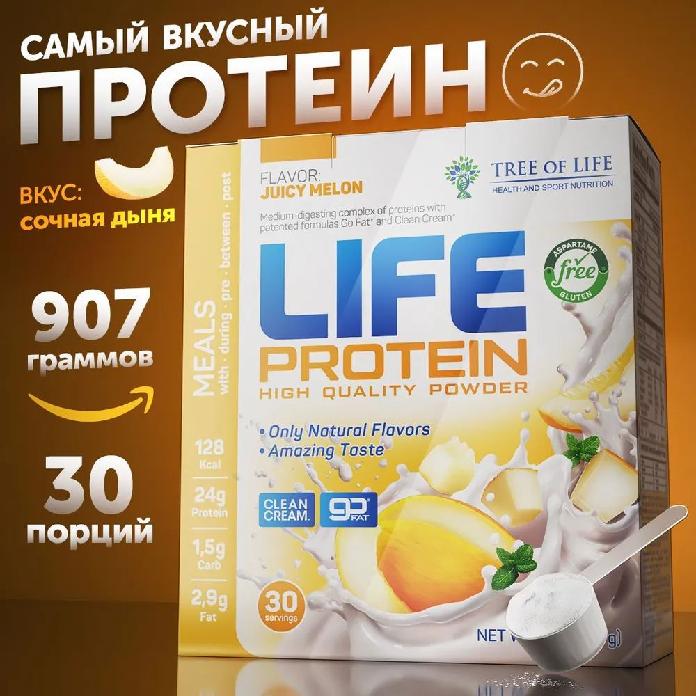 Life Protein Протеин Спелая дыня 907г #1