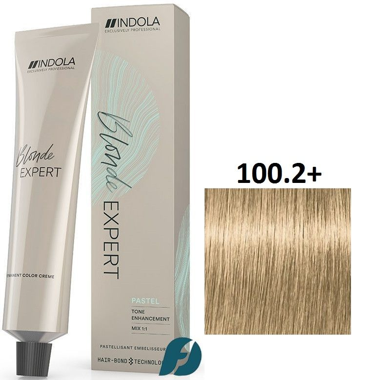 Indola Professional Blonde Expert Highlift 100.2+ Перманентный крем-краситель для волос Ультраблонд перламутровый #1