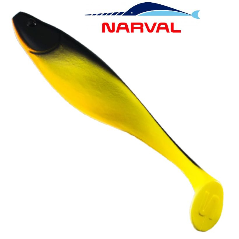 Приманка силиконовая Narval Commander Shad 12cm цв. #028 Kwakinn / Виброхвост для джига на судака, щуку #1