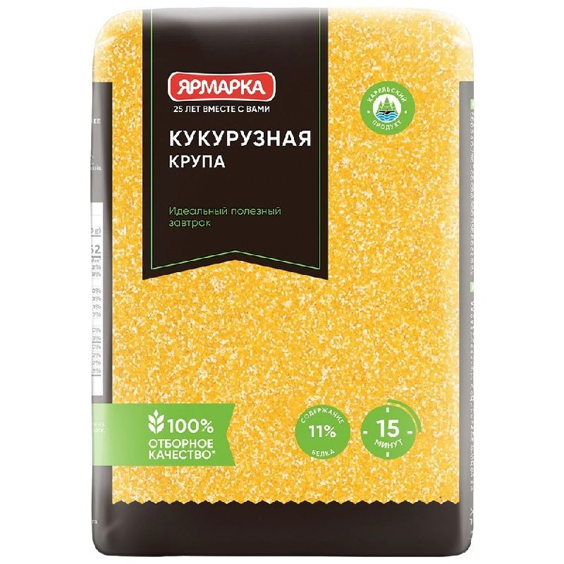 Крупа ЯРМАРКА кукурузная 600г #1