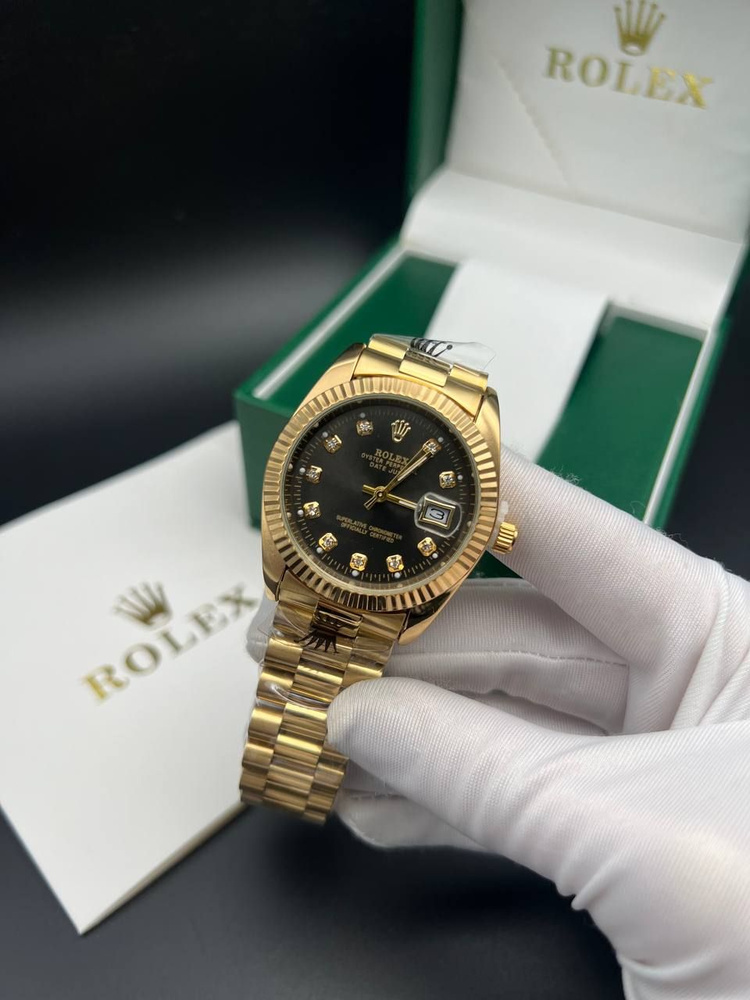 Наручные кварцевые часы ROLEX Унисекс #1