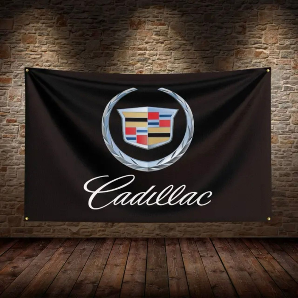 Флаг плакат баннер Cadillac Кадиллак #1