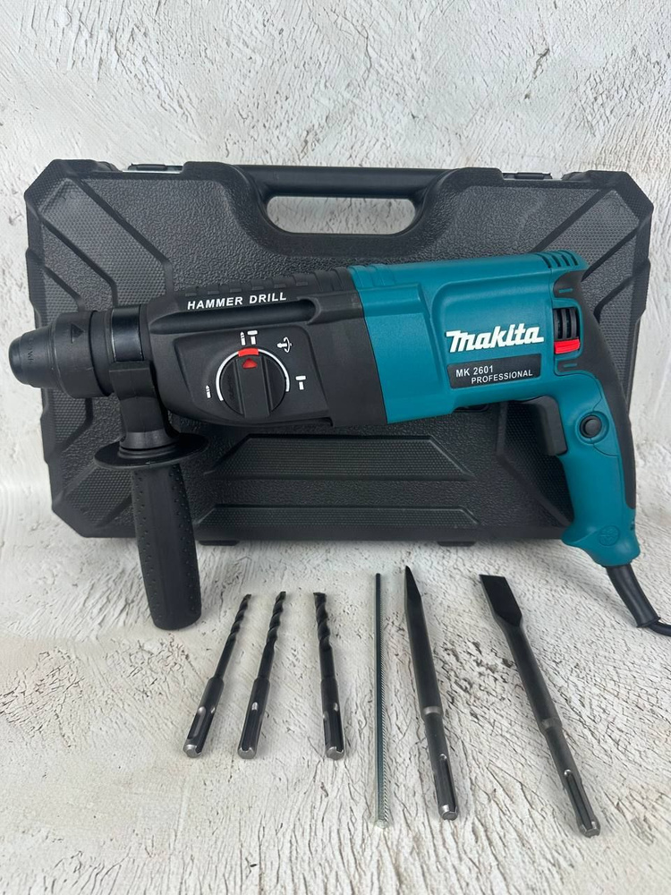 Перфоратор Makita 1500 Вт электрический сетевой #1