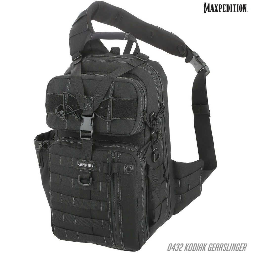 Тактический рюкзак MAXPEDITION Kodiak Gearslinger 22,6L, Black, 0432B #1