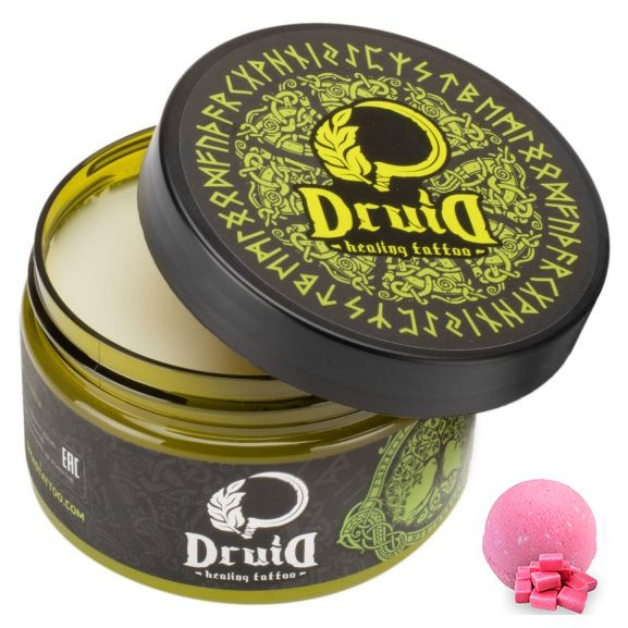 Масло для тату Druid Butter TrefOil Summer Series - Баблгам, 250мл #1