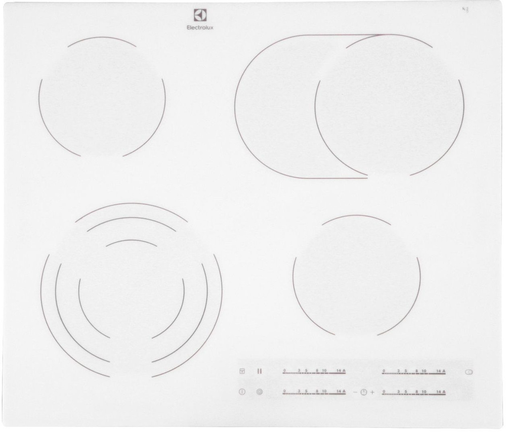 Electrolux Электрическая варочная панель EHF 96547 SW, белый #1