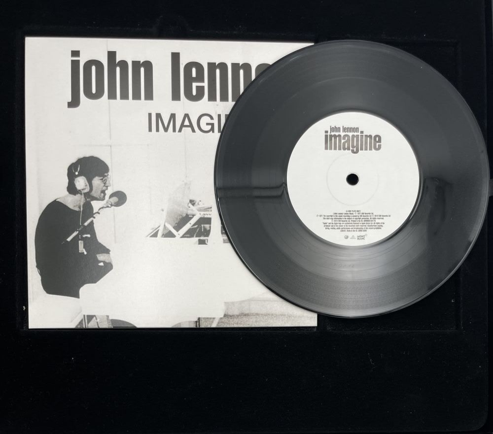 Подарочный набор Mont Blanc с авторучкой и пластинкой. John Lennon. Imagine. Special Edition. 2010.  #1