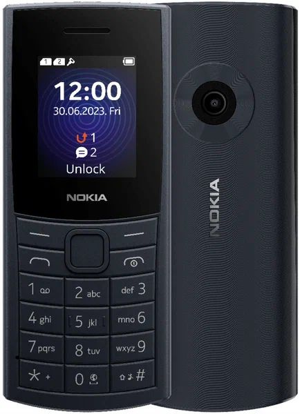 Мобильный телефон Nokia 110 4G TA-1543 DS 1.8", 1.02 Ач, micro-USB, темно-синий (1GF018MPE1C01)  #1