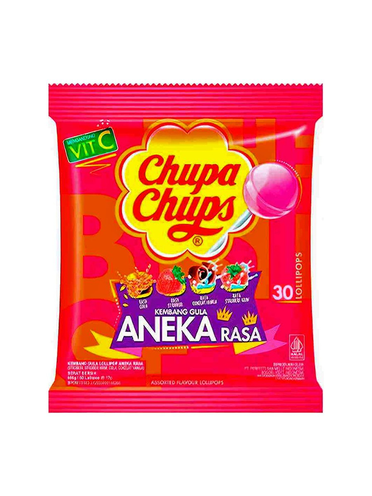 Леденцы Chupa Chups Mini Ассорти в пакете, 30 шт по 9 гр #1