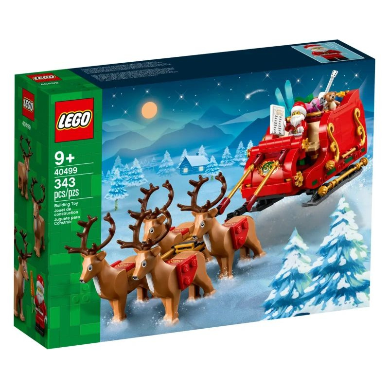 Новый лего Holiday серия, LEGO 40499 Сани Деда Мороза, lego конструктор для мальчика, лего для девочек #1