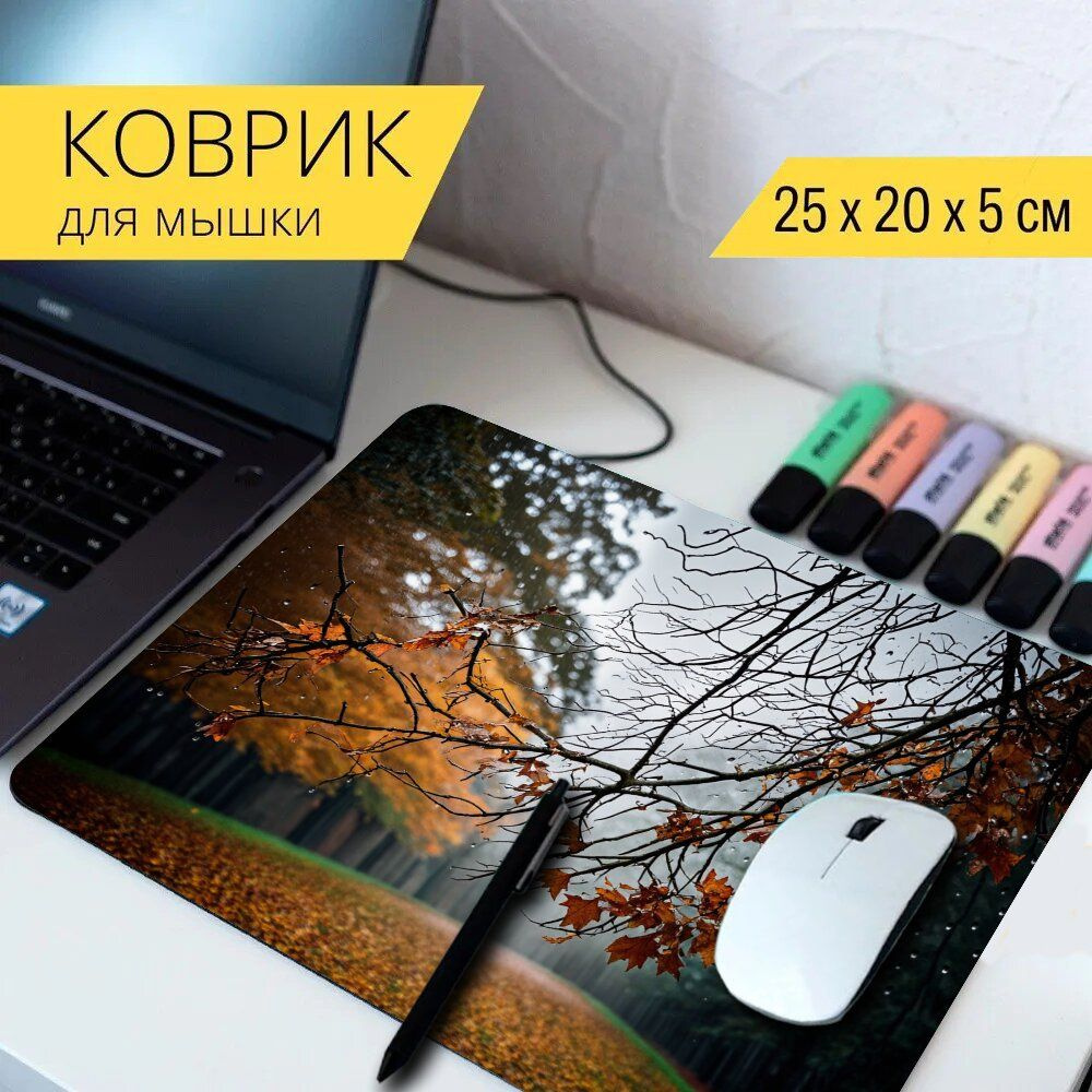 LotsPrints Коврик для мыши poc-THEMES-AUTUMN-524, разноцветный #1