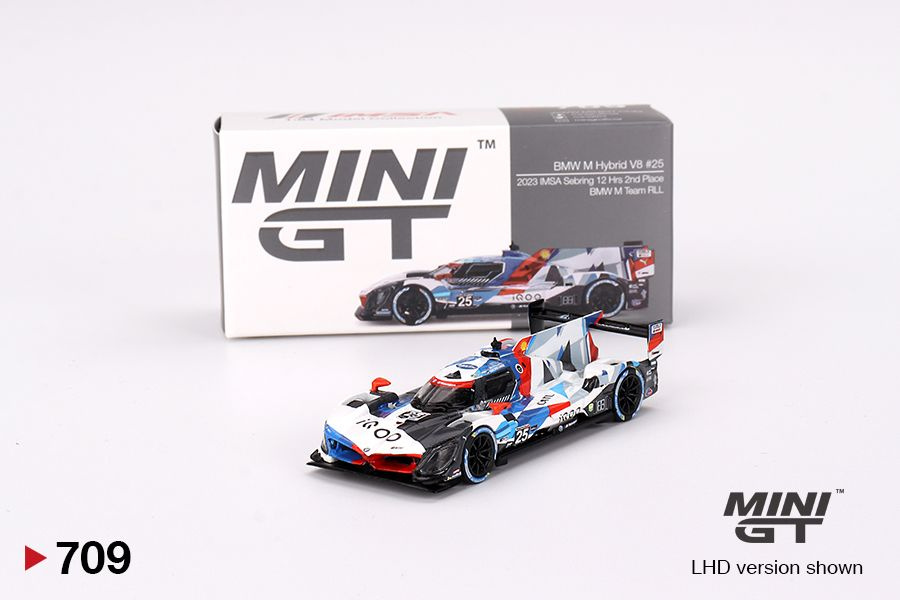 Коллекционная машинка MINI GT 1:64 BMW M Hybrid V8 #25 BMW M Team RLL 2023 IMSA LHD  #1