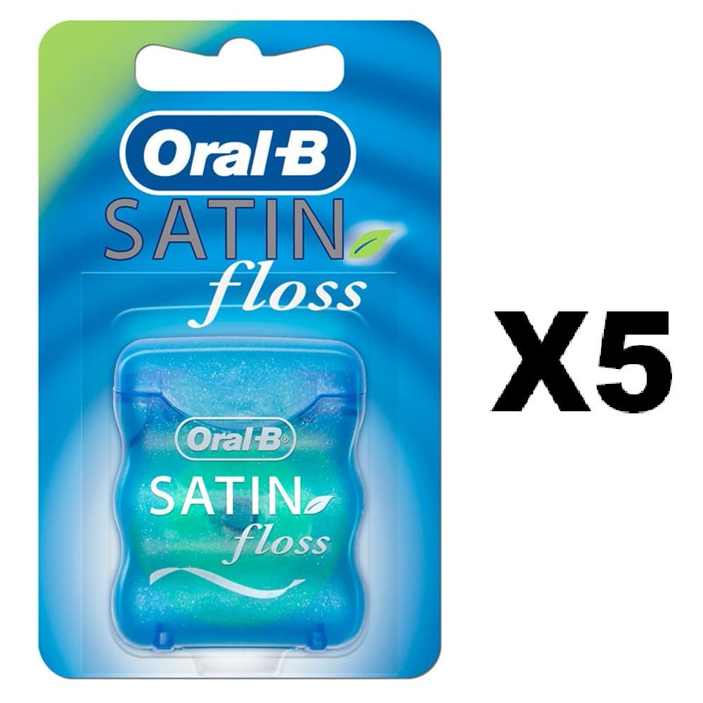 Набор из 5 нитей Oral-B Satin floss 25 м #1