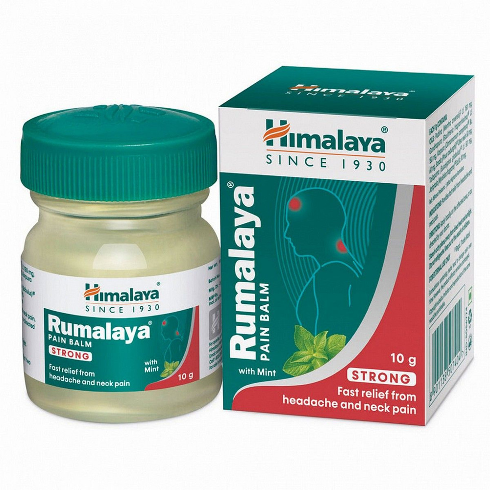 Болеутоляющий бальзам для тела (Himalaya Pain Balm STRONG), Индия, 10 г  #1